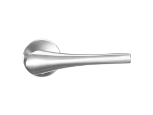 High heeled stainless steel door handle